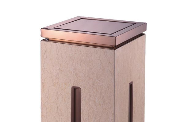 BoXin-Best Trash Can Ashtray Combo Indoor Square Garbage Can-1