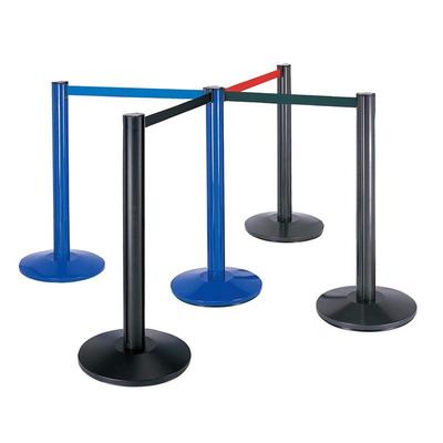 Aluminum tube Railing Stand  queue stand retractable barrier tape hotel stanchion