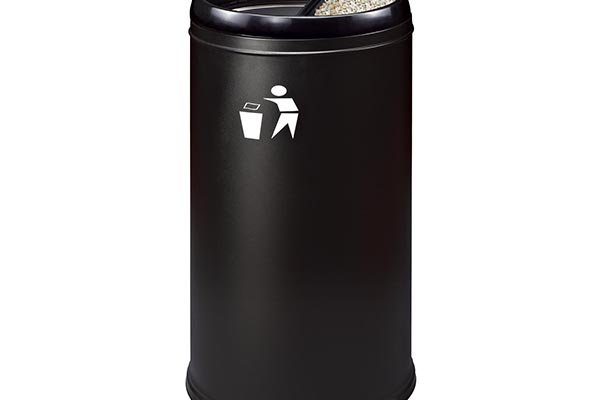 BoXin-Customized Wanda Plaza Frp Stainless Steel Trash Can With Logo-3