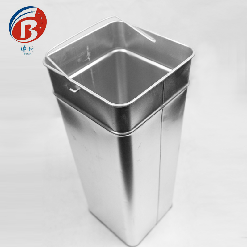  BoXin BX-A18 ground ash barrel stainless steel Exquisite glass Hotel trash can image11