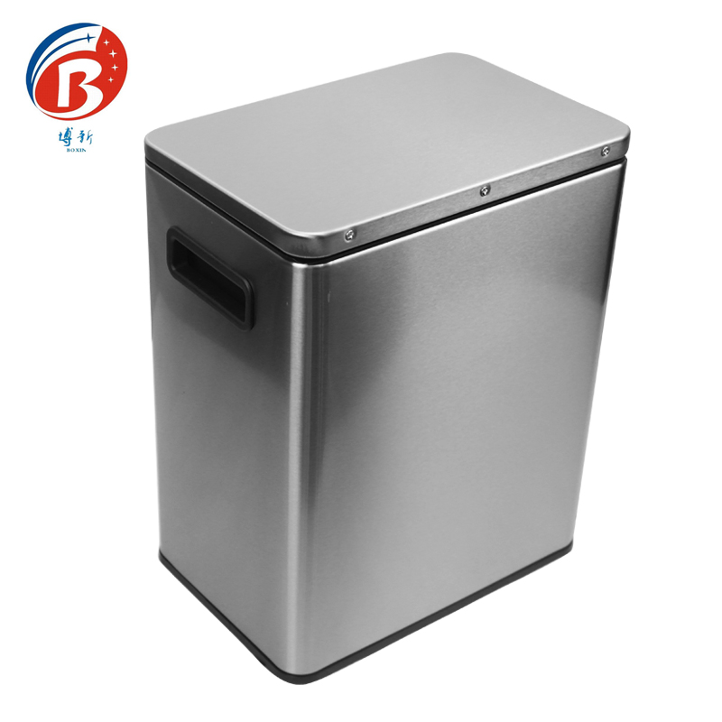  BoXin BX-C356 Stainless steel pedal dustbin office wastebin Room trash can image24