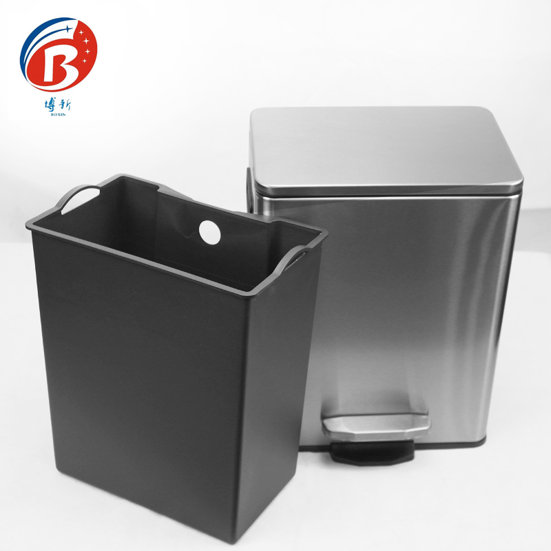  BoXin BX-C356 Stainless steel pedal dustbin office wastebin Room trash can image24