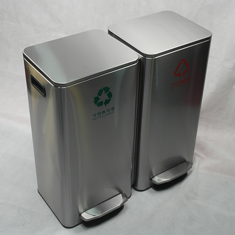 BoXin-Room Trash Can, Boxin Metal Pedal Stainless Steel Trash Bin-1