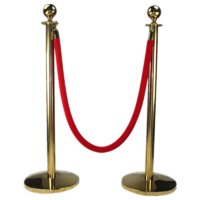 Economical crowd control stanchions/rope post for hotel